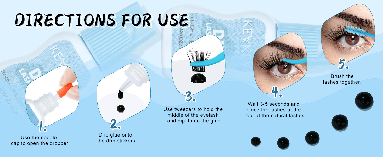 cluster lash glue