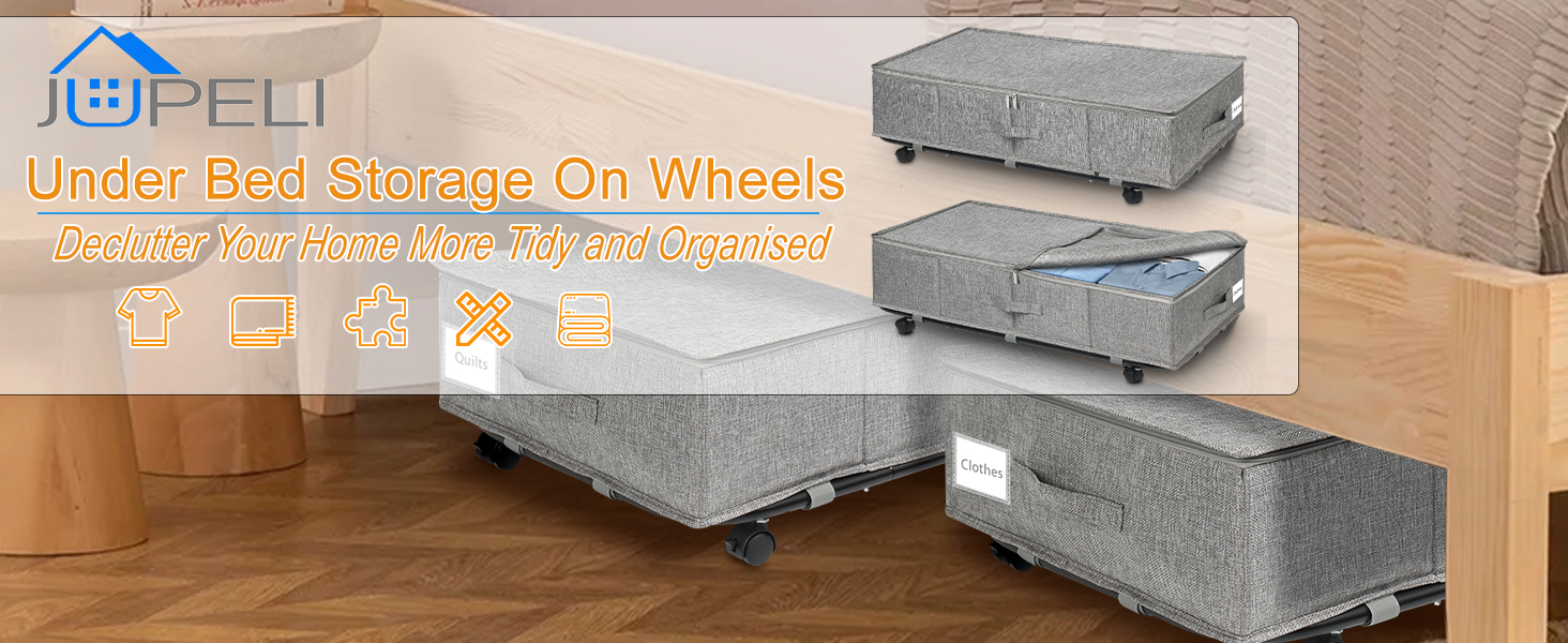 underbed storage on wheels