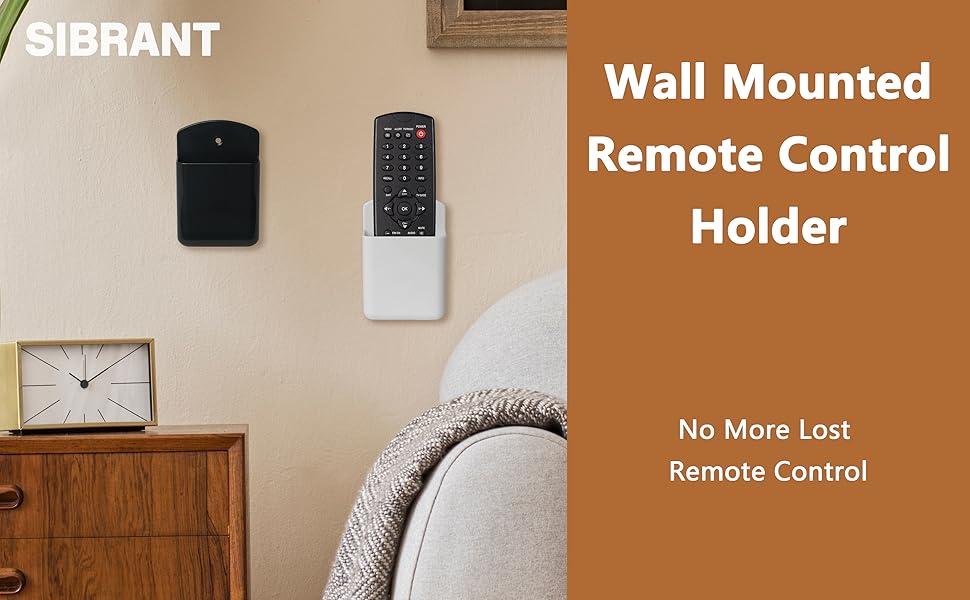 SIBRANT 4 Pcs Remote Control Holder Wall Mount, TV