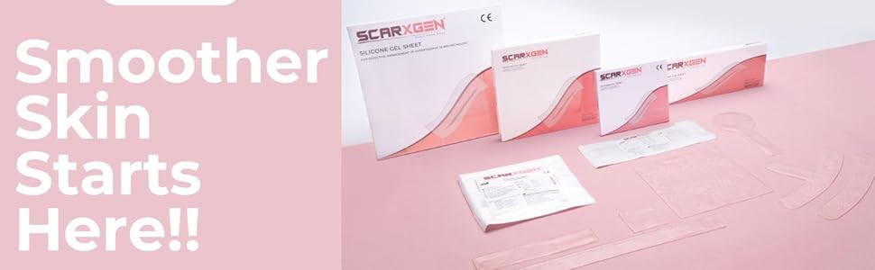 Transform Your Skin with ScarXgen Silicone Gel Sheets – Ideal for Hypertrophic Scars and Keloids