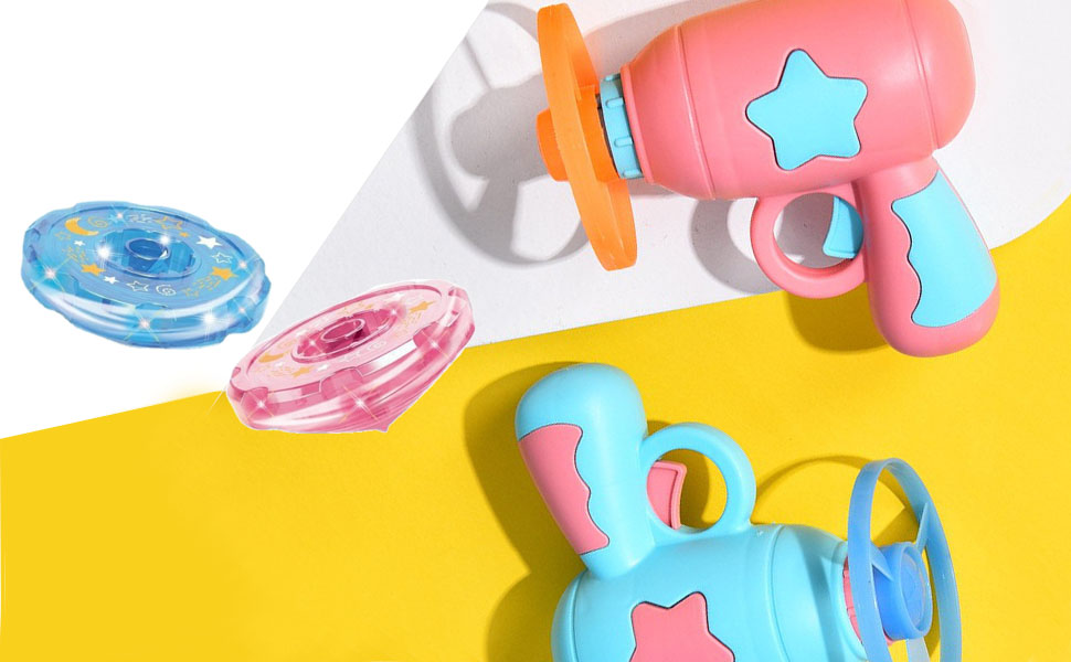 Flying Toys Disc Shooters for Kids 2in1 Flying Saucer