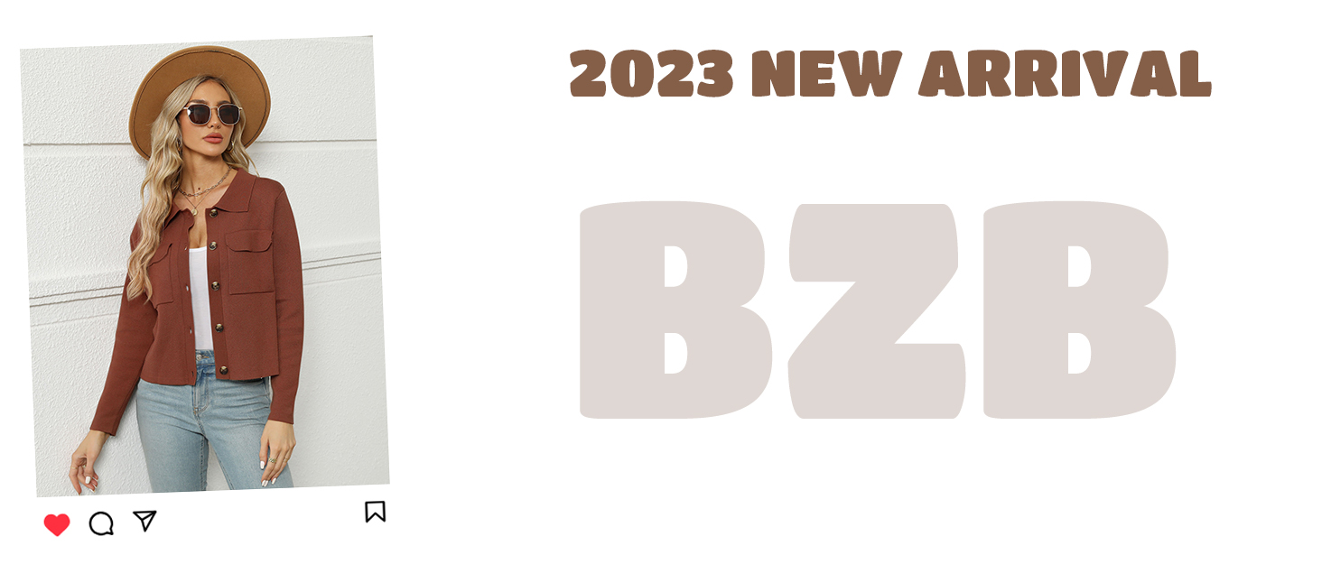 BZB WOMEN SWEATER JACKET