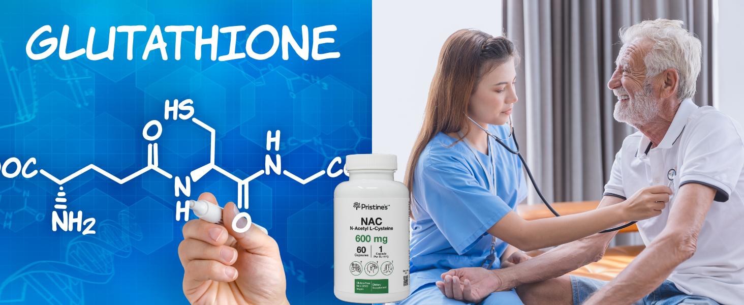 NAC N-Acetyl L-Cysteine supplements lung support Immunity glutothione 