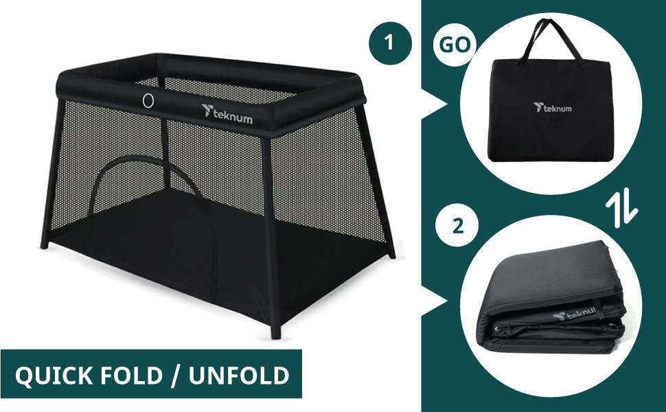 TEKNUM Portable Quick fold Playard
