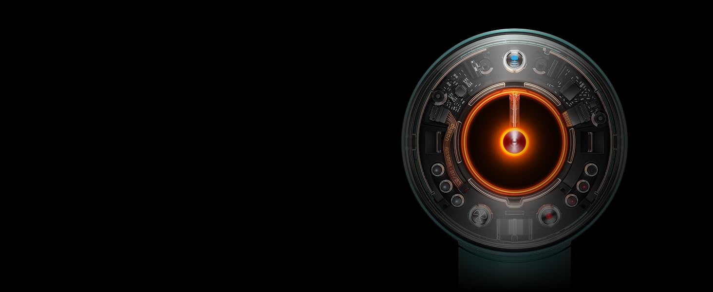 La tapa transparente del secador Dyson Supersonic Nural muestra su tecnología.
