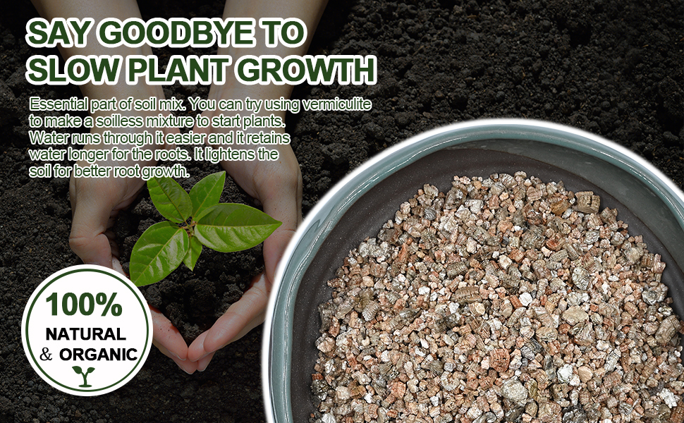 10QT Horticultural Vermiculite Bulk, Organic Vermiculite