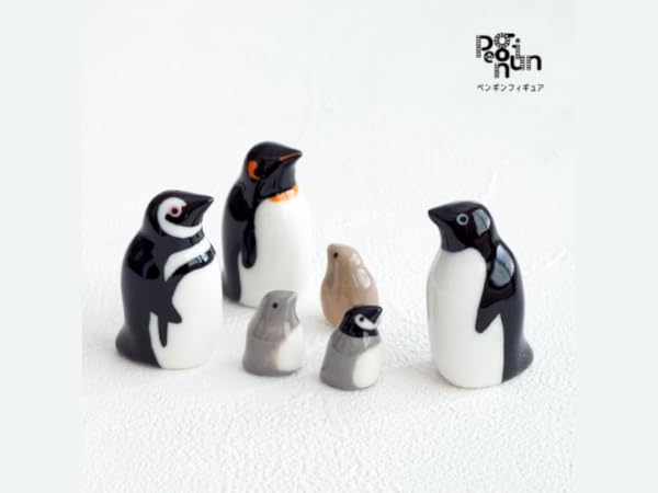 Amazon.co.jp: padou 【 ペンギンフィギュア 陶器製 マゼランペンギン