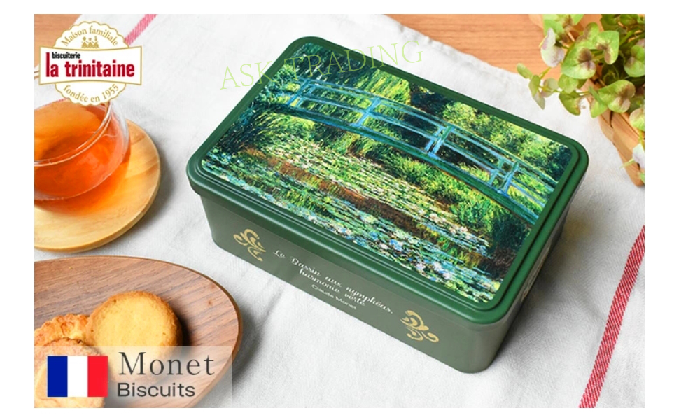 クロードモネ　クッキー缶　缶のみ クロードモネ クッキー缶 缶のみ