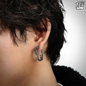 龍 ドラゴン ピアス レディース メンズ シルバー925 good
