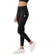 ODODOS Women's Drawstring Tie Daily Leggings 25