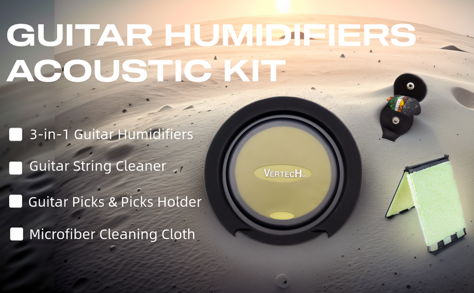 Tentogala 3in1 Guitar Humidifiers Acoustic, 10 Pcs Guitar