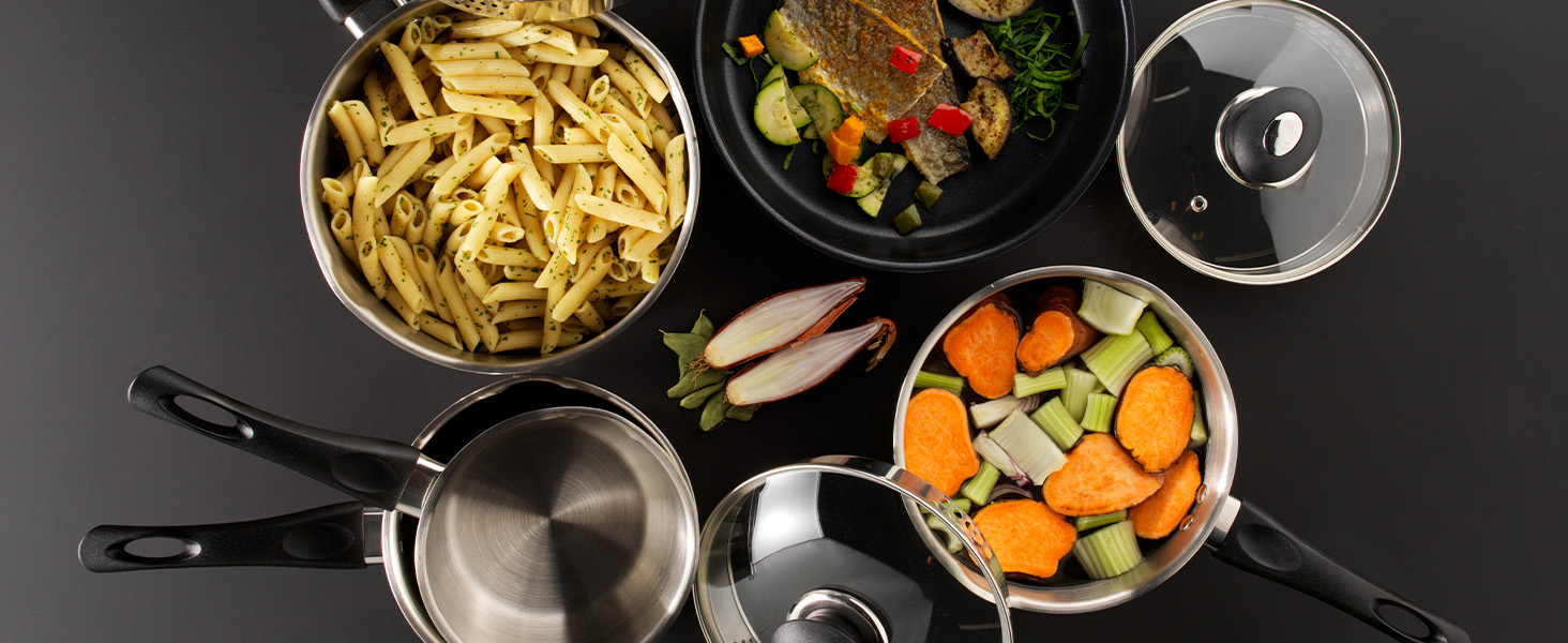 Russell Hobbs RH02632EU7 18cm, 2 L Stielkasserolle, Stieltopf Edelstahl