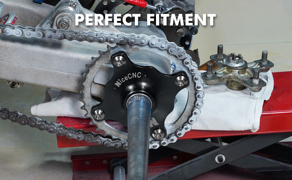 NICECNC Black Rear Wheel Hub Sprocket Axle Collar