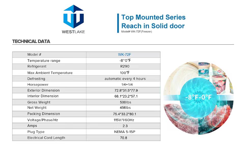 commercial freezer