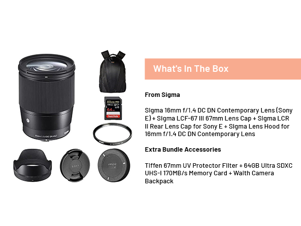 Sigma 16mm F1.4 DC DN Sony E マウント Amazon.com : Sigma 16mm f/1.4 DC DN Contemporary Lens for