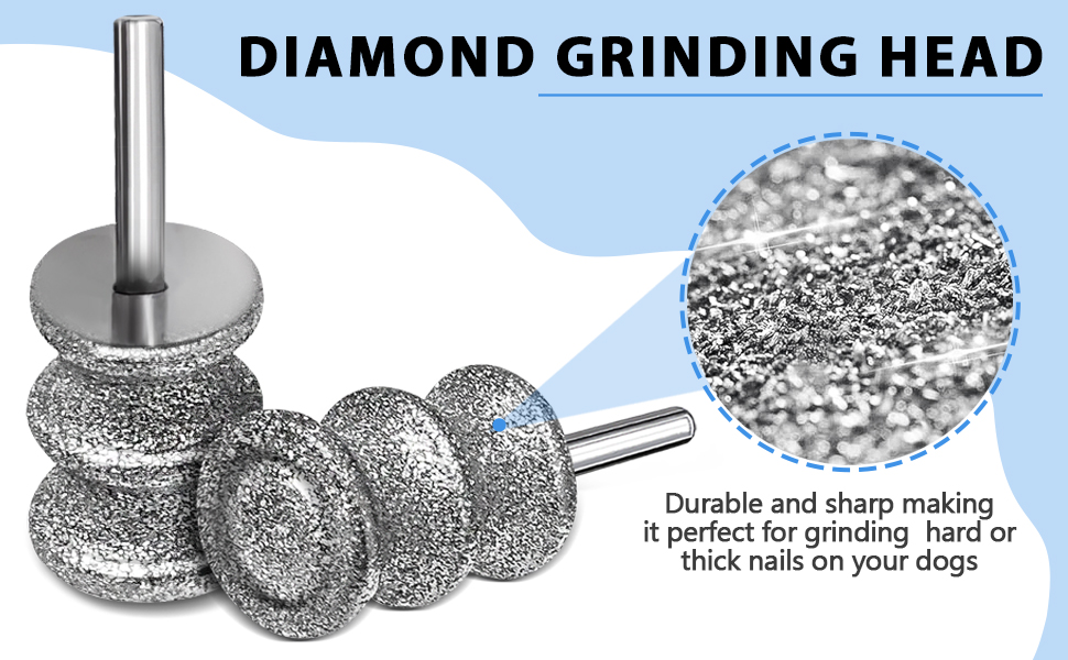 Dog Nail Grinder Wheels Heads Bits For Dremel