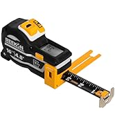 REEKON T1M Utility Digital Tape Measure 16ft (English) – Bluetooth Smart Measuring Tool, 1/32” Ac...