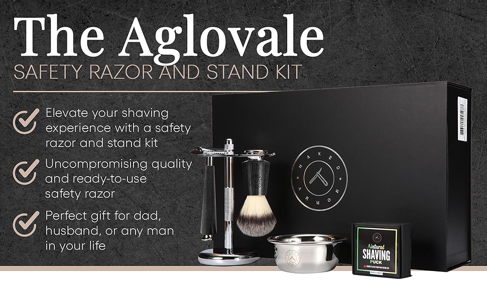Safety Razor and Stand Kit