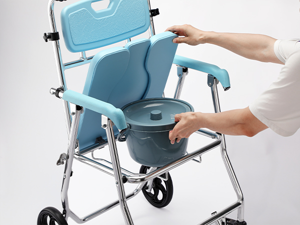 commode wheelchair for senior adult