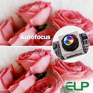 ELP 16MP Autofocus USB Camera with Microphone for Computer