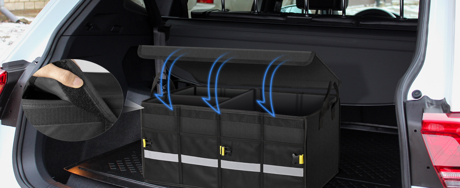 Oasser Car Trunk Organizer, Collapsible Waterproof Multi