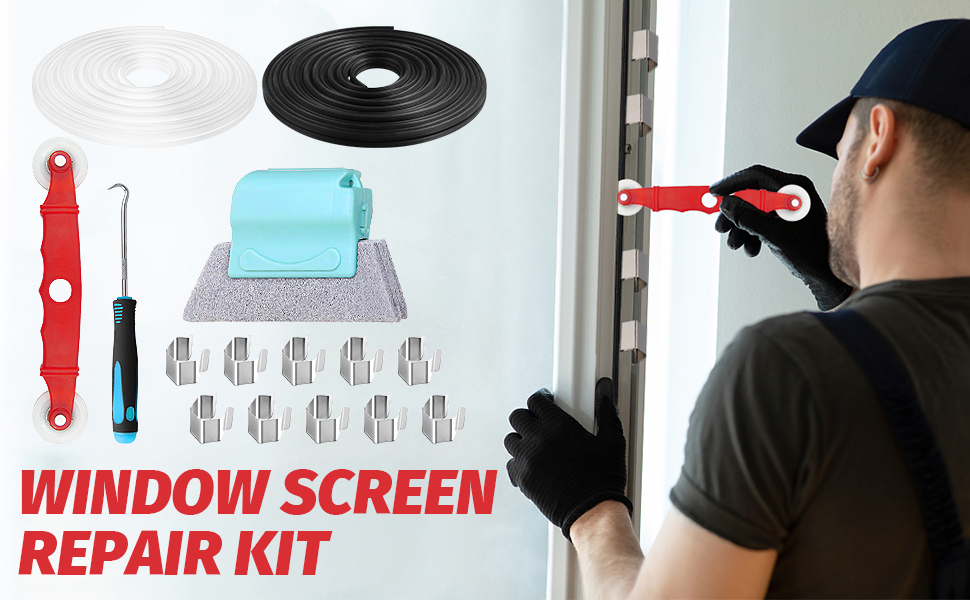 Window Screen Repair Kit Screen Repair Tool Window Screen Tools, 2