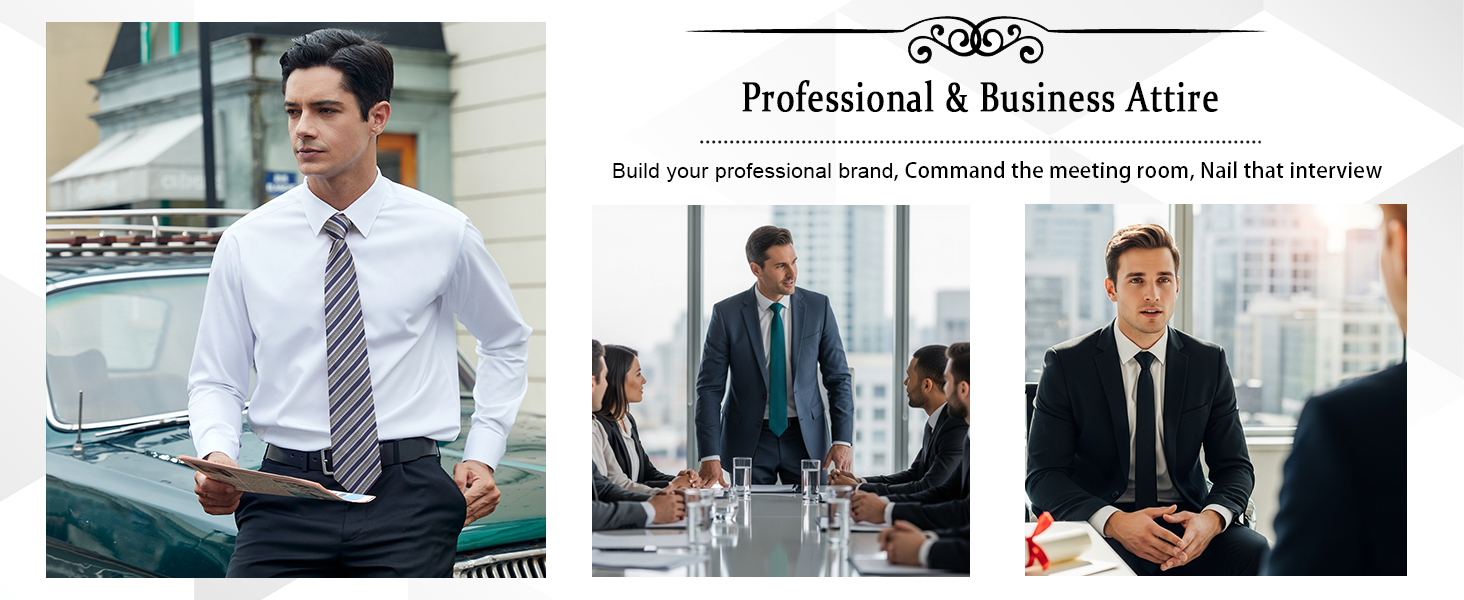 Professional Business outfit accessories formal dinner neck ties for men