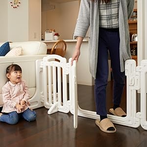 Amazon | Nebio(ネビオ) ベビーゲート ドア付き 穴開け不要 設置