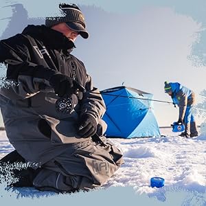 ice fishing tent shelter person pop camping auger insulated