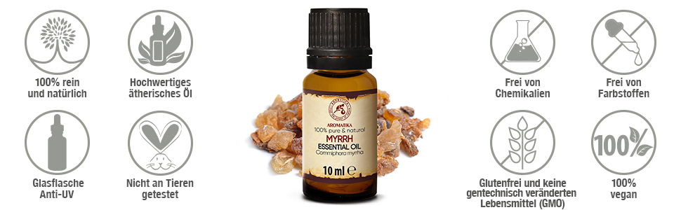 Myrrhe Öl 10ml - Commiphora Myrrha - Indien 