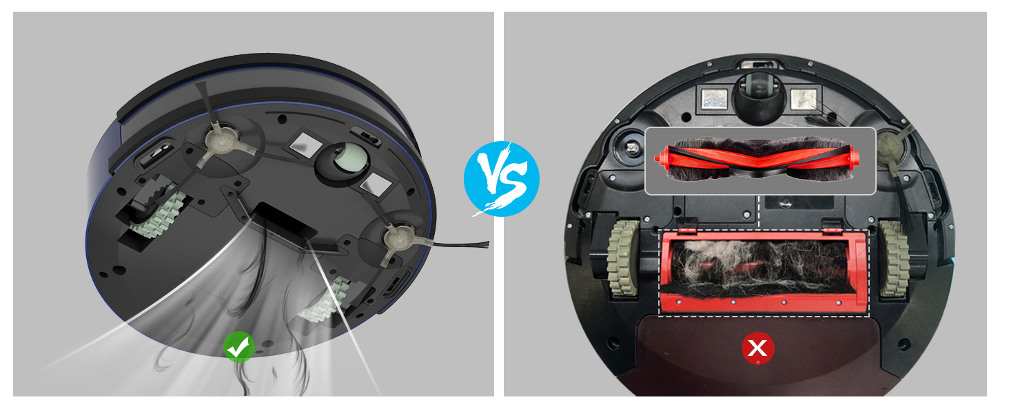 OKP K2 Robot Vacuums, 2000Pa Strong Suction, 120Mins Run time, Works