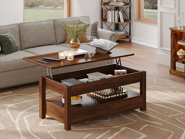 Amazon.com: Rolanstar Coffee Table, Lift Top Coffee Table with