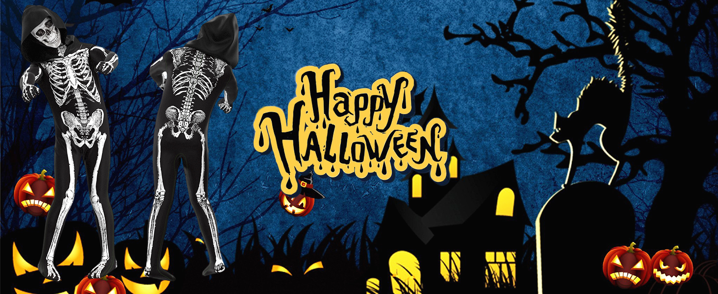 Halloween Skelett Kostüm für Männer