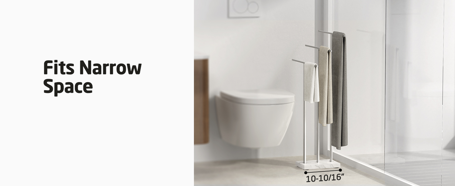 towel racks for bathroom, fits narrow space