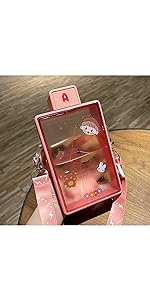 Kawaii Water Bottle Square Flat ins Wind