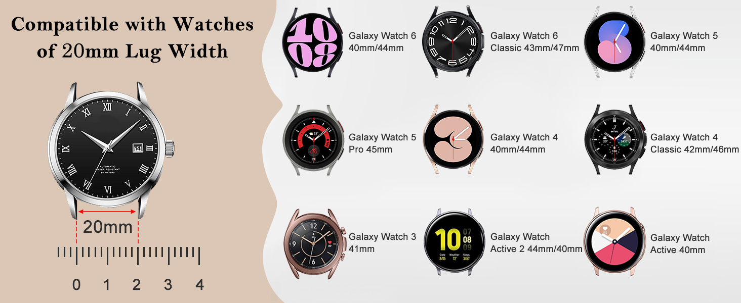 Samsung Galaxy Watch 6&5&4 40mm 44mm