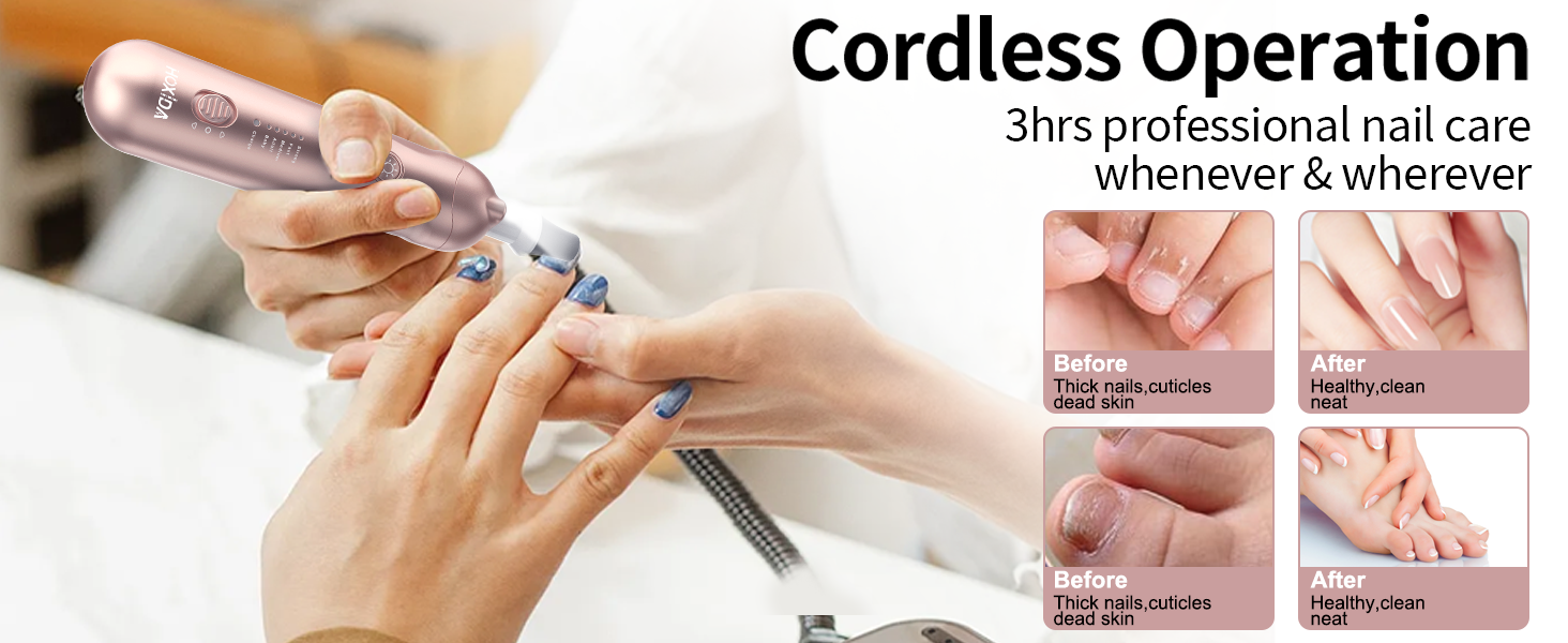 Cordless nail dril