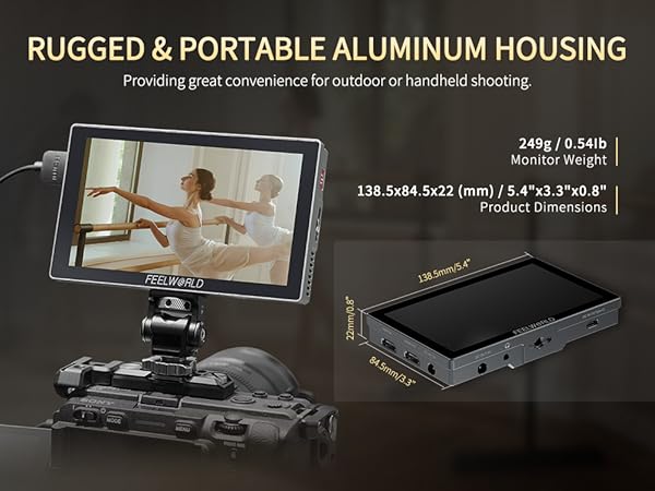 FEELWORLD P6X 5.5インチモニター Amazon.com : FEELWORLD P6X 5.5 Inch 1920x1080 Pixels