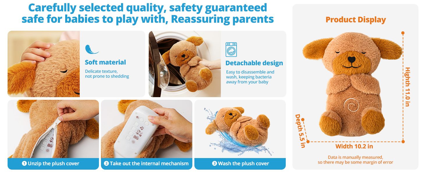 breathing stuffed animal