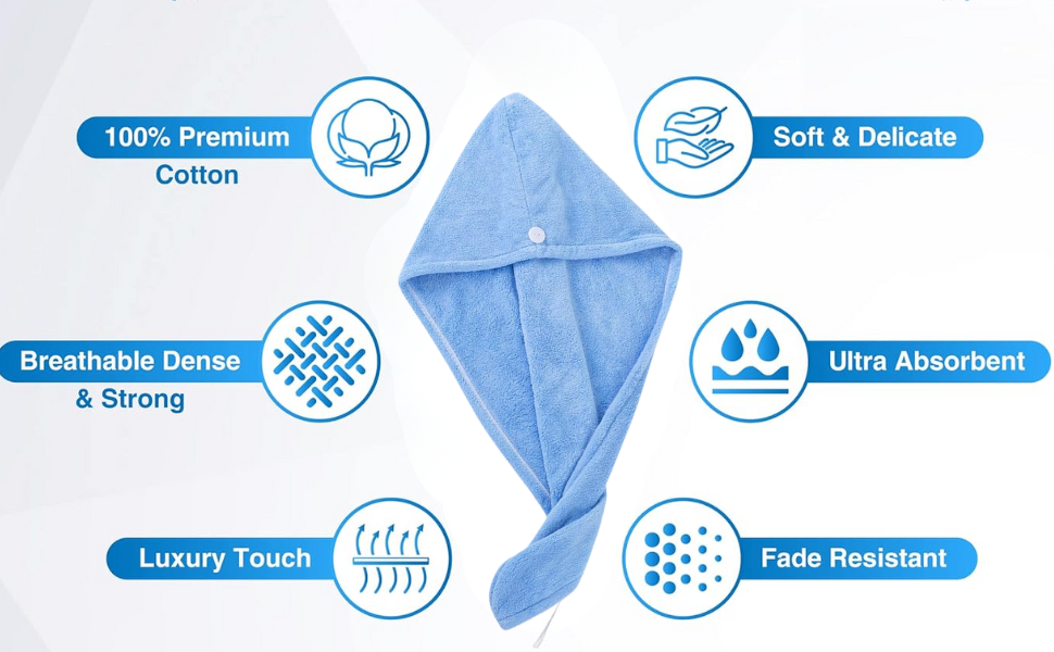 SPN-BFCC Bath Towel Hair Dry Cap -Quickly Dry Hair Towel