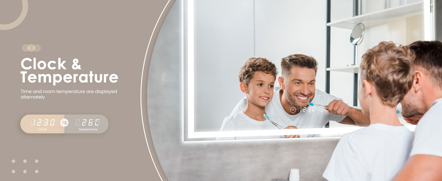 Dripex LED Bathroom Mirror
