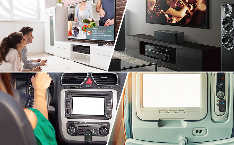 Bluetooth 5.3 Adaptateur Emetteur, 2 en 1