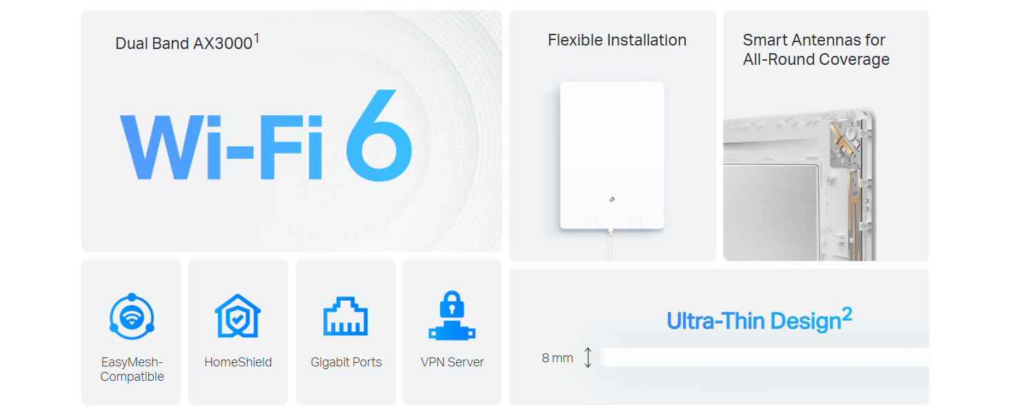Archer Air R5 AX3000 Dual-Band Wi-Fi 6 Air Router