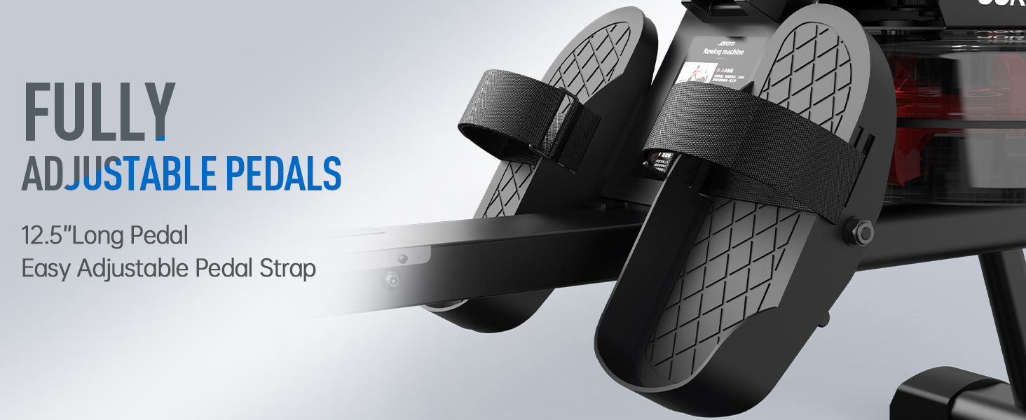 JOROTO MR23 Water Rowing Machine for Home Use, Foldable Rower Machine 300 Lbs Weight Capacity