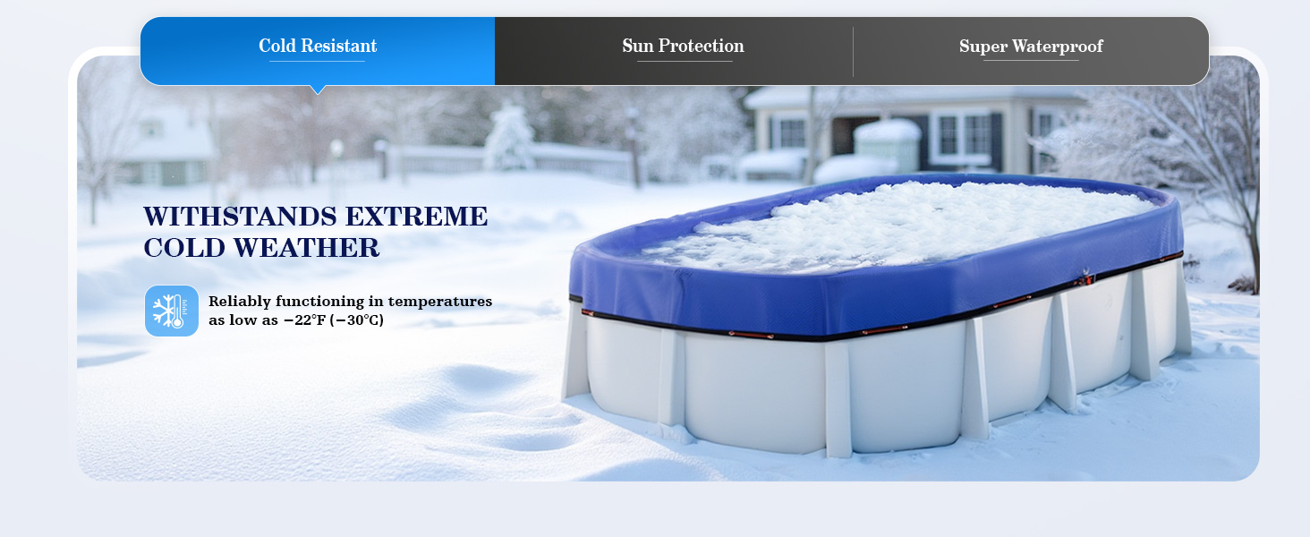 winter oval pool cover
