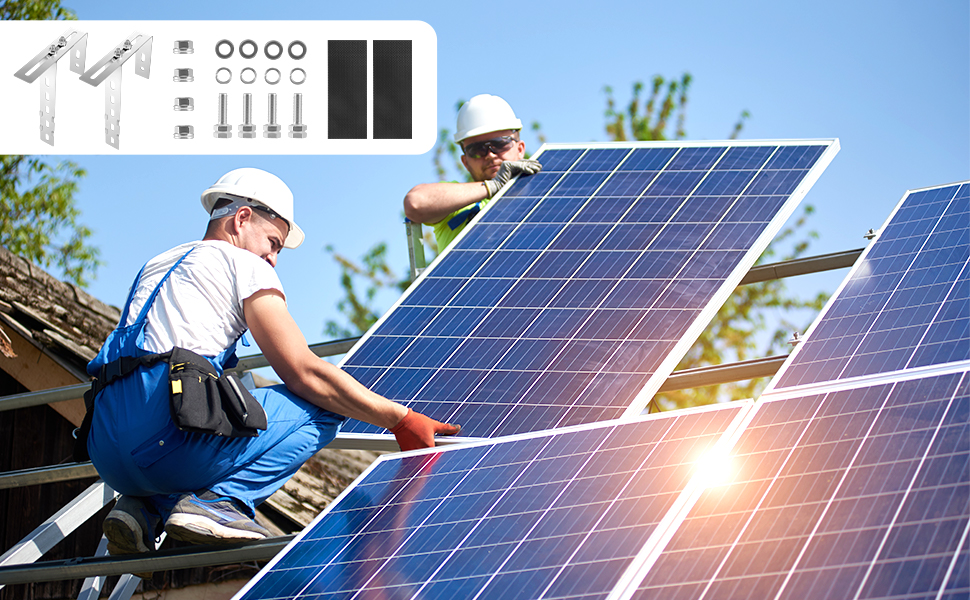 Edelstahl Geländerhalter für Solarmodul