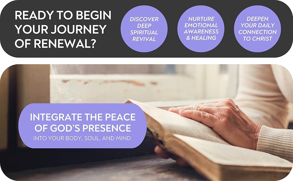 Holistic Christian wellness journal with Scripture and prayer focus