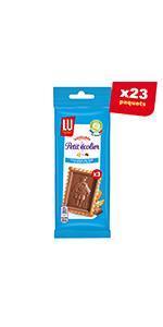 Lu Petit Ecolier Chocolat Au Lait Format De Poche Ideal Pour Le Gouter Presentoir De 23 Sachets 37 5 G Amazon Fr Epicerie