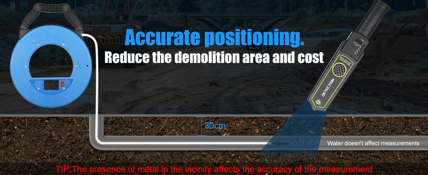 Amazon.com : Pipe Locator Underground Pipe Blockage Detector Locators ...