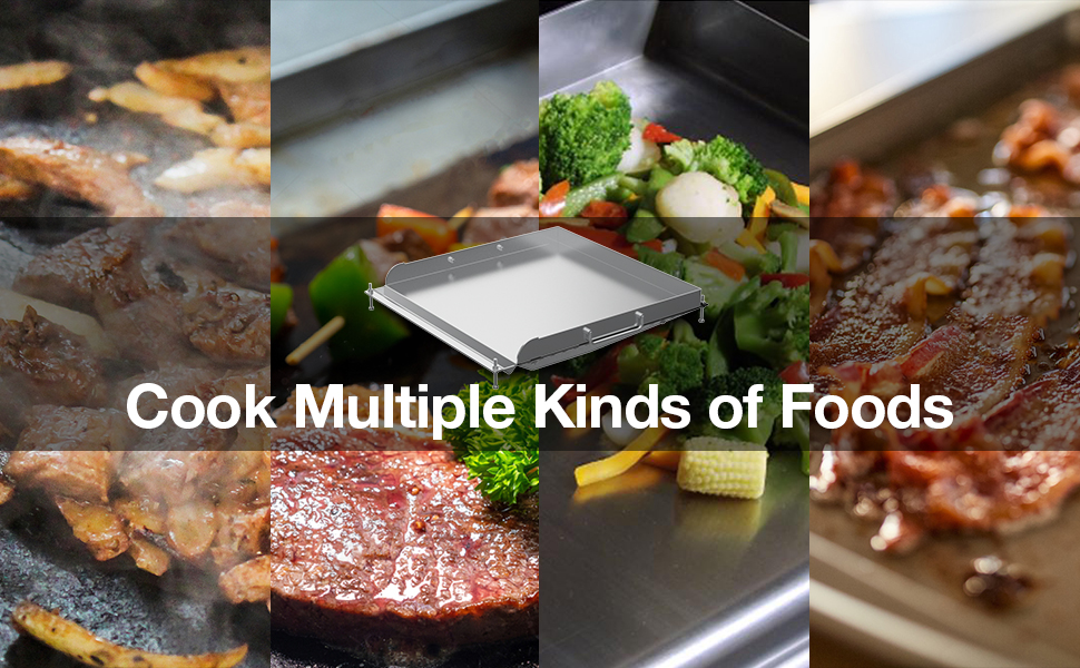 Stanbroil Griddle Hack Griddle Insert for Pellet Grill, 17.